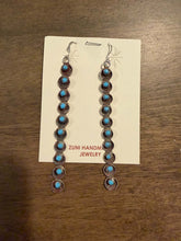 Load image into Gallery viewer, Navajo sterling silver turquoise earrings