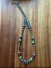 Load image into Gallery viewer, Sterling silver Sonoran spiny oyster necklace 18 inch