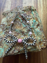Load image into Gallery viewer, Sterling silver pink conch bracelet 7 inch
