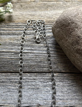 Load image into Gallery viewer, Navajo Sterling Silver Blue Turquoise Cluster Adjustable Chain Necklace K Yazzie