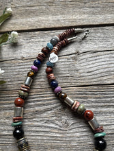 Load image into Gallery viewer, Tommy &amp; Rosita Singer T R Sterling Silver Purple Spiny Oyster Bead Necklace 20
