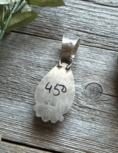 Load image into Gallery viewer, Native American Navajo Sterling Silver Lapis Pendant R Yazzie Gift