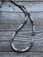 Load image into Gallery viewer, Southwestern Sterling Silver Freshwater Pearls Bead Necklace 18 inch Gift