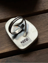 Load image into Gallery viewer, Navajo Native Sterling Silver Number 8 Turquoise Adjustable Ring Leslie Nez Gift