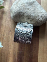 Load image into Gallery viewer, Sunshine Reeves Sterling Silver Thunderbird Cuff Bracelet Navajo Gift