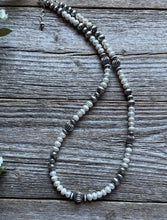 Load image into Gallery viewer, Southwestern Sterling Silver Freshwater Pearls Bead Necklace 18 inch Gift