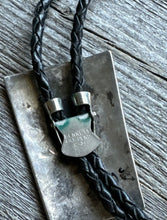 Load image into Gallery viewer, Native American 925 Sterling Silver Turquoise Coral Inlay Bolo Tie Pendant