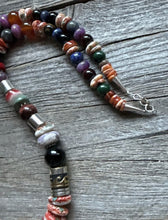 Load image into Gallery viewer, Tommy &amp; Rosita Singer T R Sterling Silver Red Spiny Oyster Bead Necklace 28”