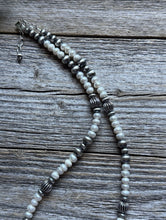 Load image into Gallery viewer, Southwestern Sterling Silver Freshwater Pearls Bead Necklace 18 inch Gift