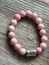 Load image into Gallery viewer, Kokopelli Pink Conch 7 Inch Stretch Stretchy Elastic Bead Bracelet Gift