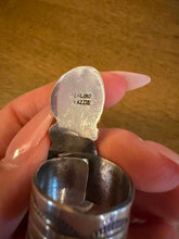 Load image into Gallery viewer, Navajo sterling silver mutistone ring adjustable size