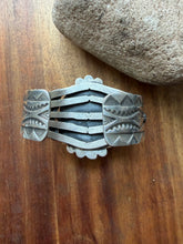 Load image into Gallery viewer, Navajo sterling silver turquoise cuff bracelet