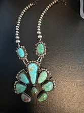 Load image into Gallery viewer, Navajo sterling silver royston naja necklace 22 inch