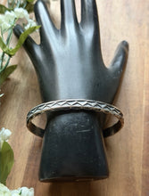 Load image into Gallery viewer, Sunshine Reeves Sterling Silver Stacker Cuff Bracelet Navajo Native Gift