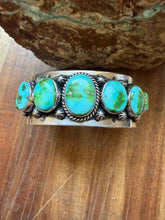 Load image into Gallery viewer, Navajo sterling silver Sonoran cuff bracelet