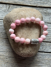 Load image into Gallery viewer, Kokopelli Pink Conch 7 Inch Stretch Stretchy Elastic Bead Bracelet Gift