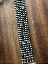 Load image into Gallery viewer, Multi Strand Sterling Silver 5mm Pearls Bead Bracelet. 7 Inch. Gift