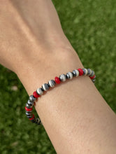 Load image into Gallery viewer, Lot of 14 Multi Stone 6mm 7 Inch 925 Sterling Silver Pearls Bead Bracelets Set