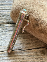 Load image into Gallery viewer, Handmade Sterling Silver Turquoise Toothpick Holder