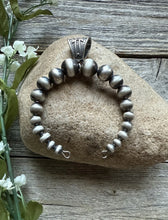 Load image into Gallery viewer, Sterling Silver Pearls Naja Bead Pendant 5mm-12mm 2.5 Inch