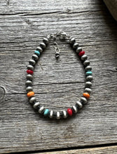 Load image into Gallery viewer, Multi Stone 6mm 7 Inch 925 Sterling Silver Pearls Bead Bracelet