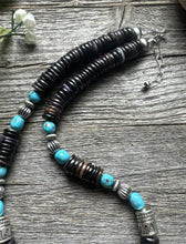 Load image into Gallery viewer, Sugilite Sleeping Beauty Turquoise Sterling Silver Nuggets Bead Necklace 18 inch