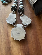 Load image into Gallery viewer, Navajo Sterling Silver Purple Spiny Oyster Turquoise Necklace Cuff Set