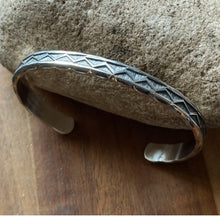 Load image into Gallery viewer, Sunshine Reeves Sterling Silver Stacker Cuff Bracelet Navajo Native Gift