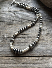 Load image into Gallery viewer, Freshwater Pearls Multi Graduated Sterling Silver Bead Necklace 18 inch