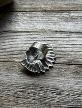 Load image into Gallery viewer, Native American Sterling Silver Indian Chief Head Stamped Adjustable Ring E