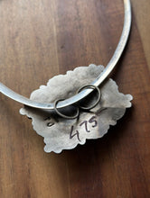 Load image into Gallery viewer, Native American Sterling Silver Turquoise Cluster Pendant Necklace TJ