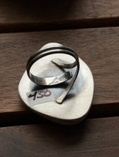 Load image into Gallery viewer, Navajo Native Sterling Silver Number 8 Turquoise Adjustable Ring Leslie Nez Gift