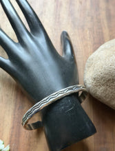 Load image into Gallery viewer, Sunshine Reeves Sterling Silver Stacker Cuff Bracelet Navajo Native Gift
