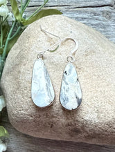 Load image into Gallery viewer, Native American Sterling Silver White Buffalo Turquoise Earrings SH