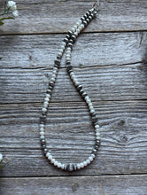 Load image into Gallery viewer, Southwestern Sterling Silver Freshwater Pearls Bead Necklace 18 inch Gift