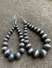 Load image into Gallery viewer, Sterling Silver Graduated Pearls Bead Earrings. 5mm-12mm