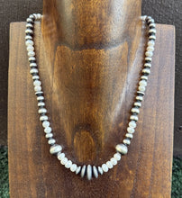 Load image into Gallery viewer, Freshwater Pearls Multi Graduated Sterling Silver Bead Necklace 18 inch
