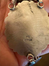 Load image into Gallery viewer, Navajo sterling silver purple spiny sonoran necklace