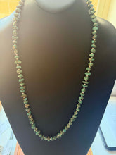 Load image into Gallery viewer, Sterling silver turquoise nugget necklace 
32in