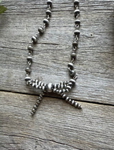 Load image into Gallery viewer, Bow Sterling Silver 3mm-6mm Rosary Pearls Bead Necklace. 20 Inch. Gift
