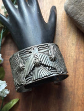 Load image into Gallery viewer, Sunshine Reeves Sterling Silver Thunderbird Cuff Bracelet Navajo Gift