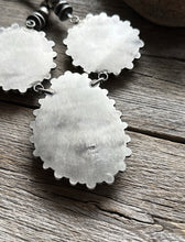 Load image into Gallery viewer, Navajo Sterling Silver Royston Turquoise Cluster Lariat Y Bead Necklace KY