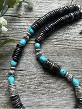Load image into Gallery viewer, Sugilite Sleeping Beauty Turquoise Sterling Silver Nuggets Bead Necklace 18 inch