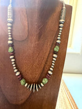 Load image into Gallery viewer, Sterling silver Sonoran spiny oyster necklace 18 inch