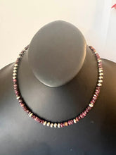 Load image into Gallery viewer, Sterling silver purple spiny oyster necklace 18inch