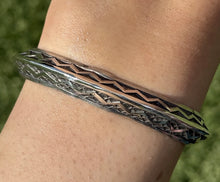 Load image into Gallery viewer, Sunshine Reeves Sterling Silver Stacker Cuff Bracelet Navajo Gift