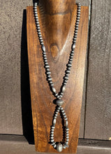 Load image into Gallery viewer, Southwestern Sterling Silver Pearls Jackla Multi Bead Necklace 32 Inch Gift