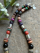 Load image into Gallery viewer, Tommy &amp; Rosita Singer T R Sterling Silver Purple Spiny Oyster Bead Necklace 20”