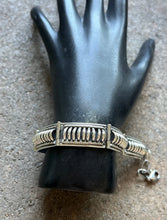 Load image into Gallery viewer, Native American Sterling Silver Link Bracelet. PA
