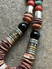 Load image into Gallery viewer, Tommy &amp; Rosita Singer T R Sterling Silver Purple Spiny Oyster Bead Necklace 20”